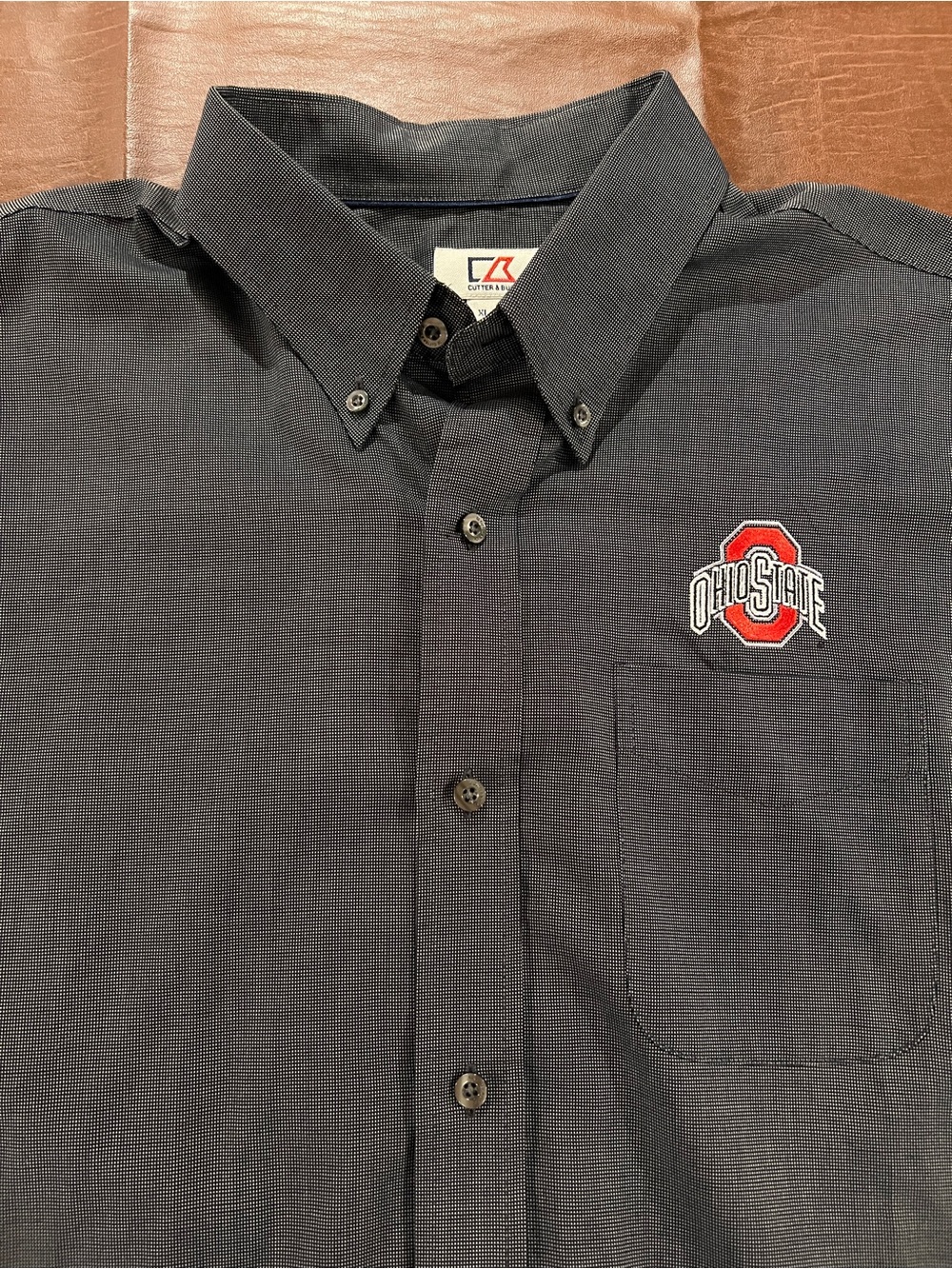 Cutter & Buck Men’s Ohio State Buckeyes Button Down Shirt - Size XL